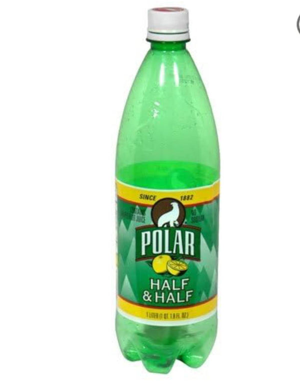 Polar Seltzer Half & Half, Lemon Iced Tea Flavored Sparkling Water, 33.8 fl oz, 12 Pack