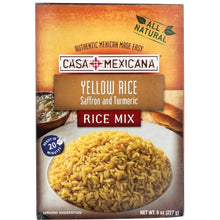 Casa Mexicana Yellow Rice, Saffron & Turmeric Seasoned Rice Mix, 8 oz