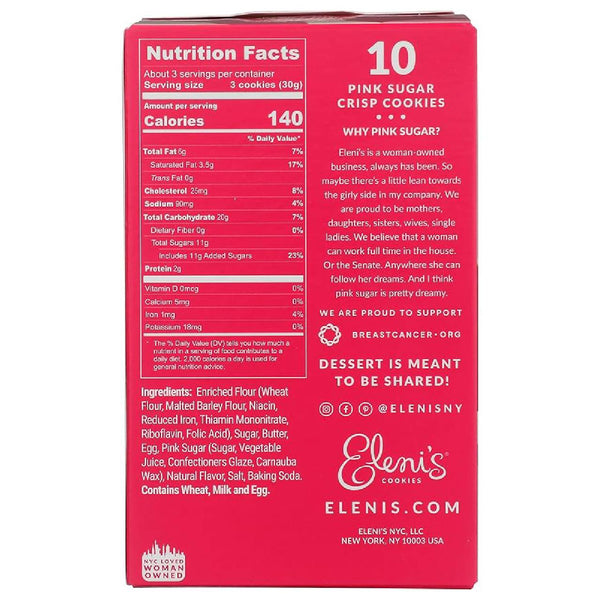 Eleni’s New York Pink Sugar Crisp Cookies, Sweet Crispy Sugar Cookies, 3.5 oz - Real Prime Deals