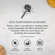 Organic Stone Ground Mustard, Whole Grain Mustard with Rustic Texture, 12 oz - Real Prime Deals