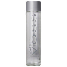 Voss Sparkling Water, Premium Norwegian Carbonated Artesian Water, Glass Bottle, 12.7 oz