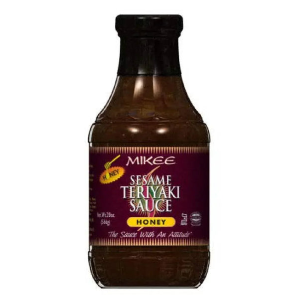 Mikee Honey Sesame Teriyaki Sauce, Sweet Savory Asian Marinade & Stir Fry Sauce, 20 oz - Real Prime Deals