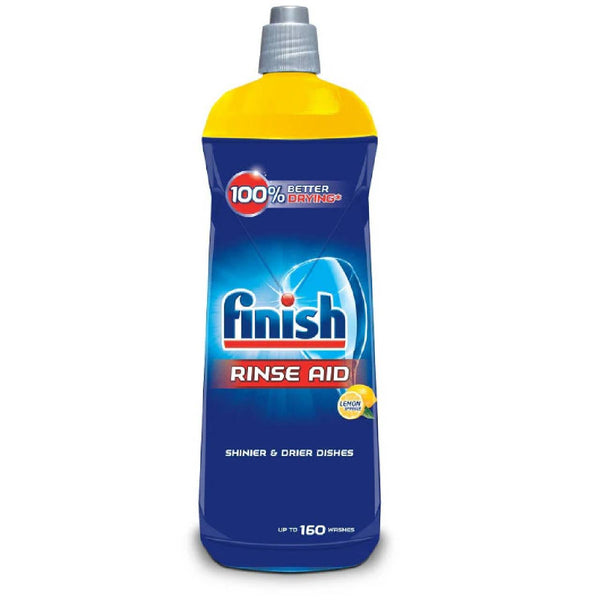 Finish Dishwasher Rinse & Shine Aid Lemon, Spot Free Drying & Shine Agent, 800 ml