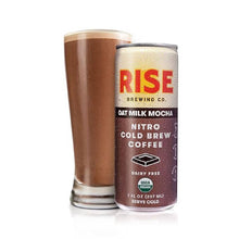 Rise Brewing Co Nitro Cold Brew Mocha Latte, Organic Coffee Drink, 7 fl oz - Real Prime Deals