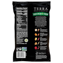Terra Vegetable Chips Sour Cream & Onion, Crispy Root Vegetable Chips, 5 oz