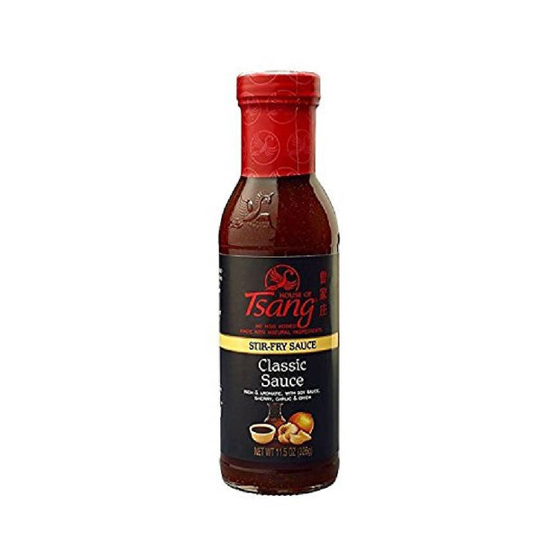 House of Tsang Classic Stir Fry Sauce, Asian Style Cooking Sauce for Vegetables, Noodles, Chicken & Beef