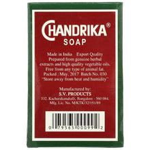 Chandrika Ayurvedic Soap Bar, Herbal Natural Cleansing Soap for Skin Care, 3 oz