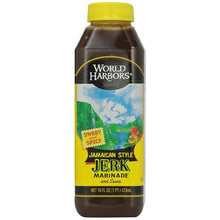 World Harbors Jamaican Style Jerk Sauce & Marinade, Sweet and Spicy Caribbean Flavor, Perfect for Chicken, Meat, and Grilling, 16 Oz