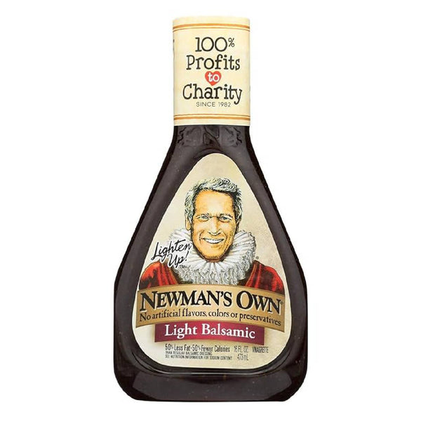 Newman’s Own Light Balsamic Vinaigrette Dressing, Low-Calorie Salad Dressing, 6 Pack - Real Prime Deals