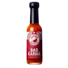 Title Bad Karma Hot Sauce, Savory Sweet Tangy Craft Hot Sauce, Vegan, Sugar Free, No Preservatives, 5 fl oz