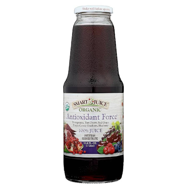 Smart Juice Antioxidant Force Organic Juice Blend, Fruit & Vegetable Juice, 33.8 fl oz - Real Prime Deals