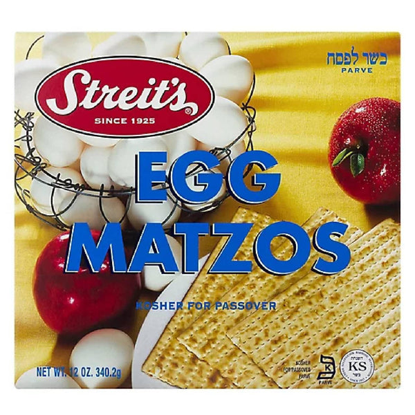 Streit's Egg Matzos, Kosher for Passover, with apples and eggs, 12 oz