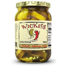Wickles Original Pickle Slices, 16 oz Jar (Pack of 1) – Sweet, Tangy & Spicy Gourmet Sandwich Pickles