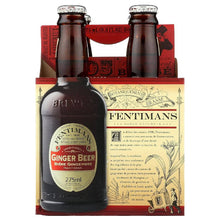Fentimans Ginger Beer, Botanically Brewed Craft Soda, Naturally Flavored Sparkling Beverage, 37.2 fl oz, 4 Pack