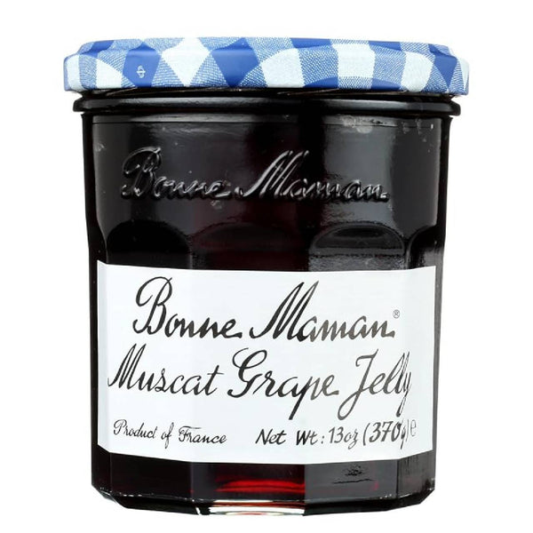 Bonne Maman Muscat Grape Jelly, Smooth French Fruit Jelly Spread for Toast, Pastries & Desserts