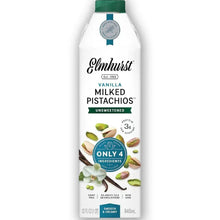 Elmhurst Vanilla Milked Pistachios unsweetened plant-based milk, dairy-free, 3g protein, only 4 ingredients