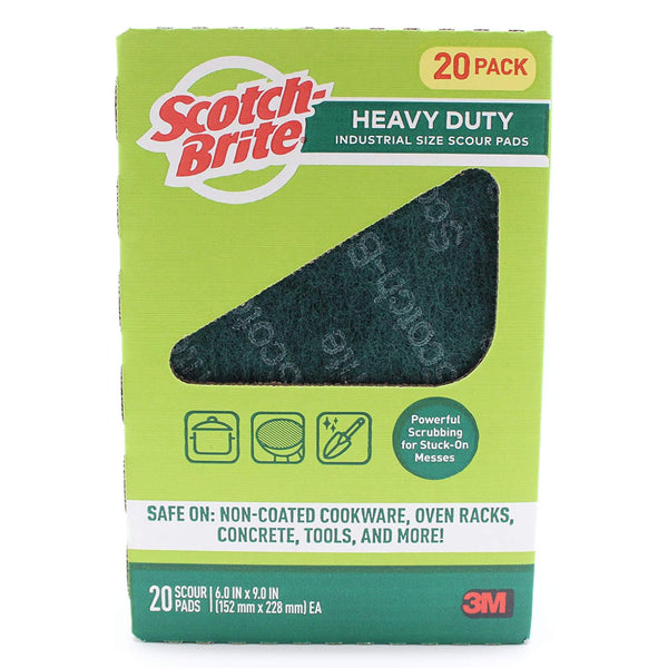 Scotch-Brite Heavy Duty Scour Pads - 20 Count