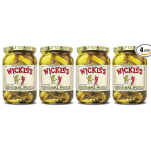 Wickles Pickles Sweet Chips, 16 oz Glass Jars (Pack of 4) – Sweet & Tangy Pickle Chips, Crunchy Sandwich & Snack Topping