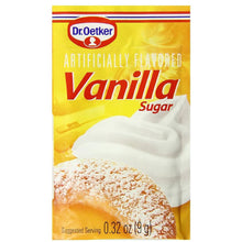 Dr. Oetker Vanilla Sugar – Baking and Dessert Flavoring with Natural Vanilla Aroma, Premium Sweetener for Cakes and Pastries, 0.32 oz Packets (Pack of 12)