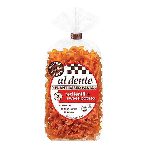 Al Dente Red Lentil and Sweet Potato Plant Based Pasta, 8 oz