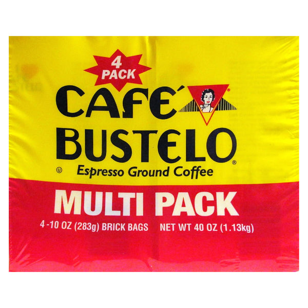 Café Bustelo Coffee, Espresso Ground Coffee Brick, 10 Ounces, 4 Count