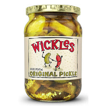 Wickles Pickles Sweet Chips, 16 oz Glass Jars (Pack of 4) – Sweet & Tangy Pickle Chips, Crunchy Sandwich & Snack Topping