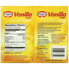 Dr. Oetker Vanilla Sugar – Baking and Dessert Flavoring with Natural Vanilla Aroma, Premium Sweetener for Cakes and Pastries, 0.32 oz Packets (Pack of 12)
