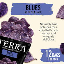 Terra Vegetable Chips, Blues, Sea Salt, Non-GMO, Gluten-Free, 5 oz (141 g)
