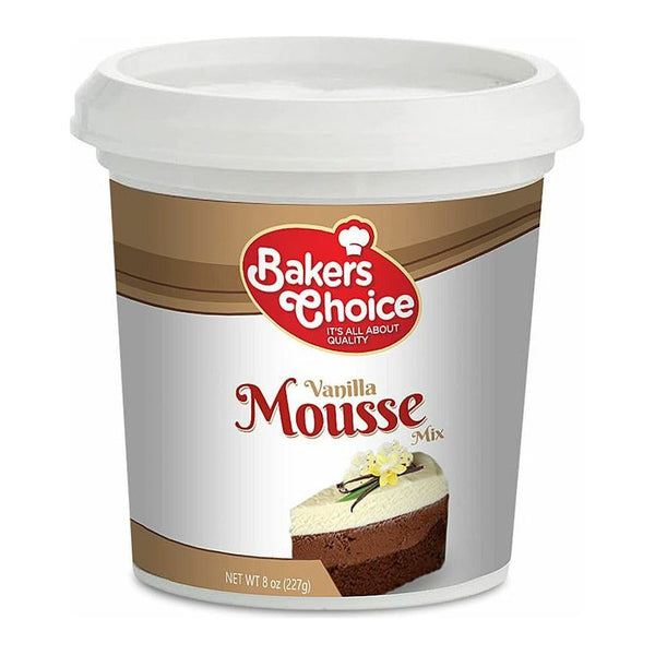 Baker's Choice Vanilla Mousse Dessert Mix 8 oz container