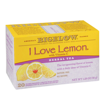 Bigelow I Love Lemon Herbal Tea 20 Count