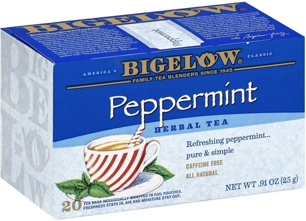 Bigelow Peppermint Herbal Tea 20 Count