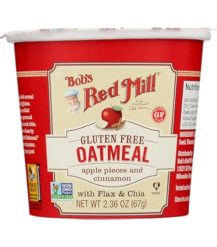 Bob's Red Mill Oatmeal Cup Apple and Cinnamon 2.36 oz