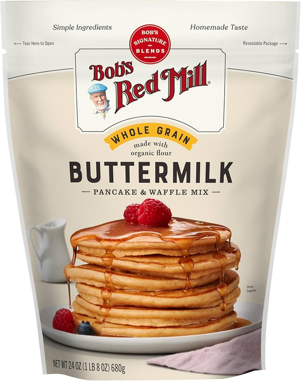 Bob's Red Mill Organic Buttermilk Pancake and Waffle Mix 24 oz