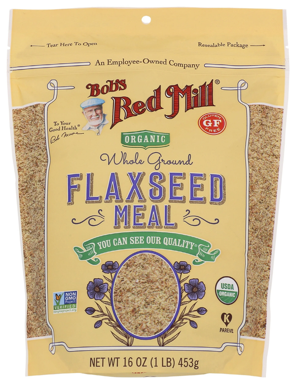 Bob's Red Mill Organic Whole Ground Flaxseed Meal 16 oz