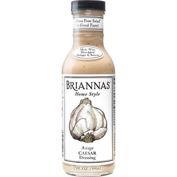 Briannas Asiago Caesar Dressing 12 fl oz bottle
