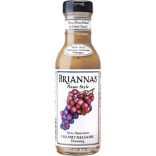 Briannas New American Creamy Balsamic Dressing 12 fl oz bottle