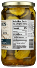 Bubbies Horseradish Bread and Butter Chips nutrition facts ingredients and UPC