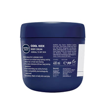 NIVEA Men Cool Kick Body Cream 13.5 fl oz (400 mL) - jar product shot side view
