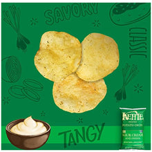 Kettle Sour Cream and Onion Potato Chips – Crispy Savory Snack with Creamy Onion Flavor, Classic Seasoned Chips, 5 Ounces (Pack of 15)