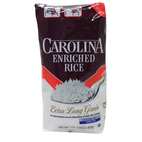 Carolina Enriched Extra Long Grain Rice, 16 oz – Versatile White Rice for Everyday Cooking