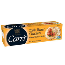 Carr's Table Water Roasted Garlic and Herbs Crackers 4.25 oz