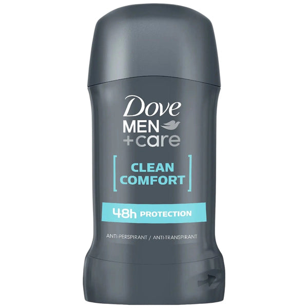 Dove Men+Care Clean Comfort Stick Antiperspirant 50ml - men's alcohol-free deodorant