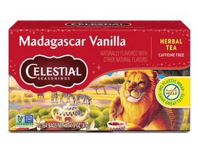 Celestial Seasonings Madagascar Vanilla caffeine-free herbal tea, 20 tea bags, 1.5 oz