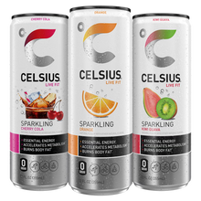 Example CELSIUS energy drink flavors that may appear in a random variety pack