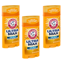 Arm & Hammer Ultramax Deodorant Stick Cool Blast 2.6 oz – Long-Lasting Odor Protection – Refreshing Cool Scent - 3  Packs