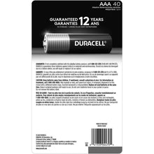 Duracell CopperTop AAA Alkaline Batteries - Long Lasting, All-Purpose Triple A Battery for Household and Business 40 Count