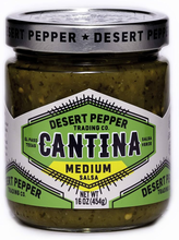 Desert Pepper Cantina Medium Salsa Verde, 16 oz glass jar
