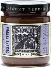 Jar of Desert Pepper Authentic Salsa Divino Mild, 16 oz