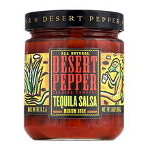 Desert Pepper Trading Company Tequila Salsa jar, Medium Burn, 16oz