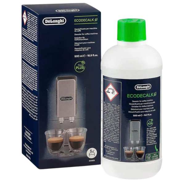 DeLonghi EcoDecalk Descaler 500 ml – Universal Coffee Machine Cleaning Solution